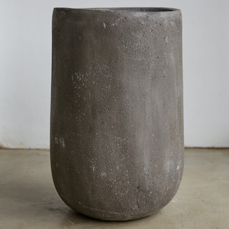 프레시가든 시멘트 U자 특대 장형 화분 (36*36*59cm) 그레이